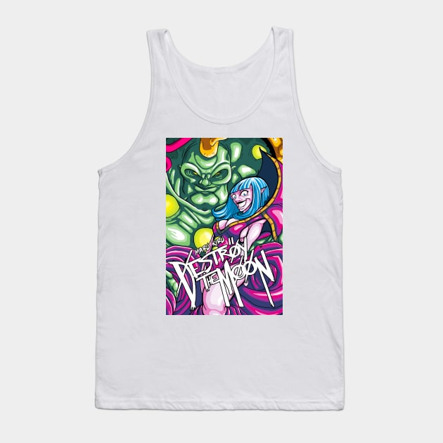 Maru Kiru Destroy the Moon - Alt Cover 3 Tank Top by Brendan Albetski